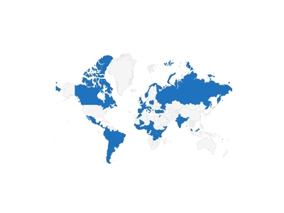 396 entidades en 64 países diferentes apoyan la campaña (octubre 2015)