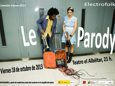 Cartel actuación de Le Parody en la Universidad de León