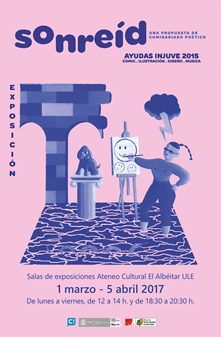 Cartel de la exposición en el Ateneo Cultural El Albéitar, León