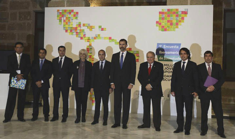 El Príncipe inaugura el Encuentro de Innovación Juvenil en Iberoamérica.