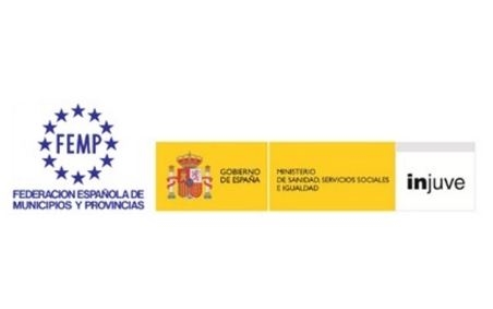 Logos Injuve y Federación Española de Municipios y Provincias