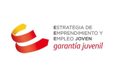 Logo Estrategia de Emprendimiento y Empleo Joven. Garantía Juvenil
