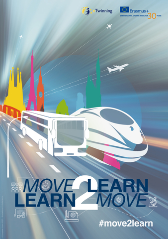 Cartel del programa Move2learn, Learn2move