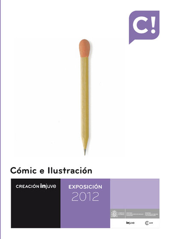 Portada del Catálogo de Cómic e Ilustración Creación Injuve 2012