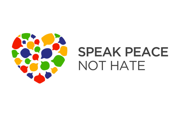 Habla de paz, no de odio. Speak Peace, Not Hate