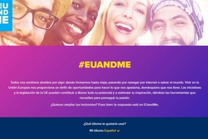 Imagen web de la campaña #EUandMe