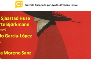 Detalle del cartel del concierto de Lucía Moreno Sanz en Oslo (Noruega)