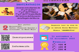 Imagen "I Concurso Equidad, Diversidad y Literatura" Región de Murcia