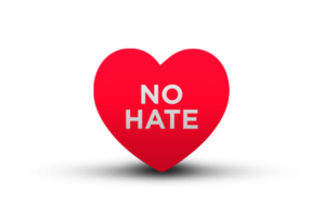 Logo No Hate, Campaña Europea contra la Intolerancia en Internet